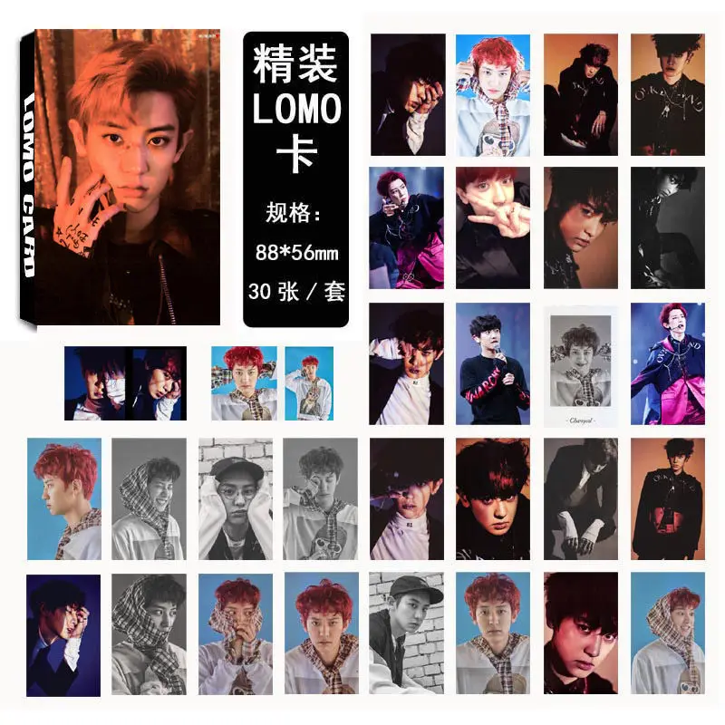 Youpop KPOP Fan EXO K M EX'ACT Точная монстра счастливый альбом ломо карты POP Новая мода