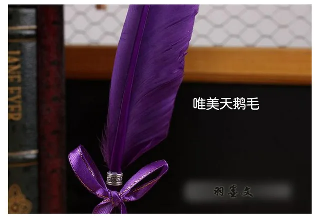 Ink Swan Feather Quill Awesome Vintage Feather Quill Pen Deluxe