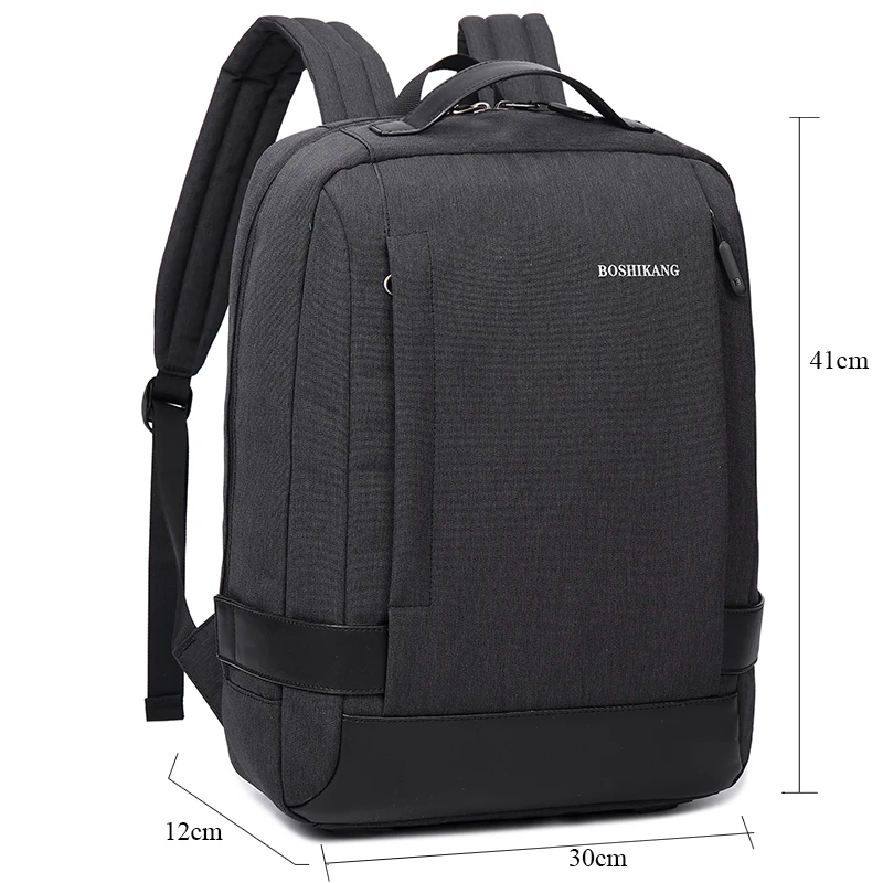 

Boshikang2018 Men's Laptop Backpack 14inch Fashion Men's Backpack Oxford Leisure Travel Backpack Student Teenager Schoolbag Boys