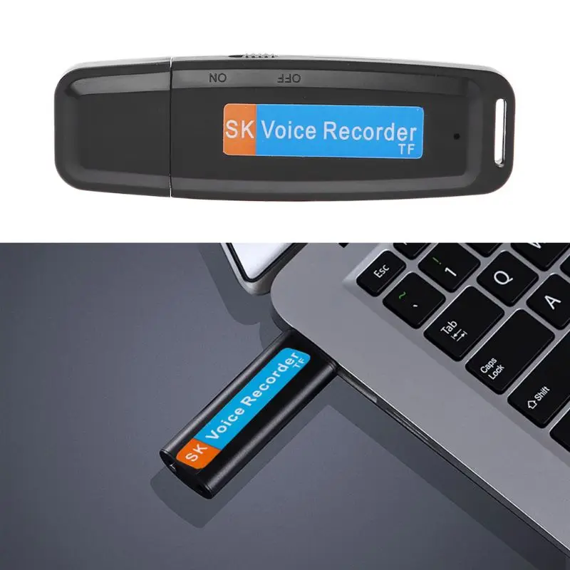 OOTDTY Новый мини цифровой аудио диктофон ручка 8 ГБ USB флэш накопитель U диск черный