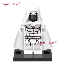 50 шт. супергероев лунный рыцарь строительные блоки действие блоки, друзья», для девочки и мальчика, дом с рисунками из игр для детей игрушки