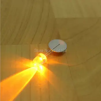 

100Pcs F10 10mm Yellow LED Diode