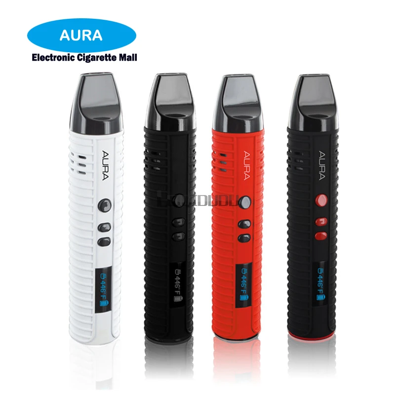Original Dry Herb Vaporizer Flowermate AURA 2600mah Ceramic coils Wax Dry Herb Eliquid 3 in 1 e cigarette Herbal Vaporizer Pen