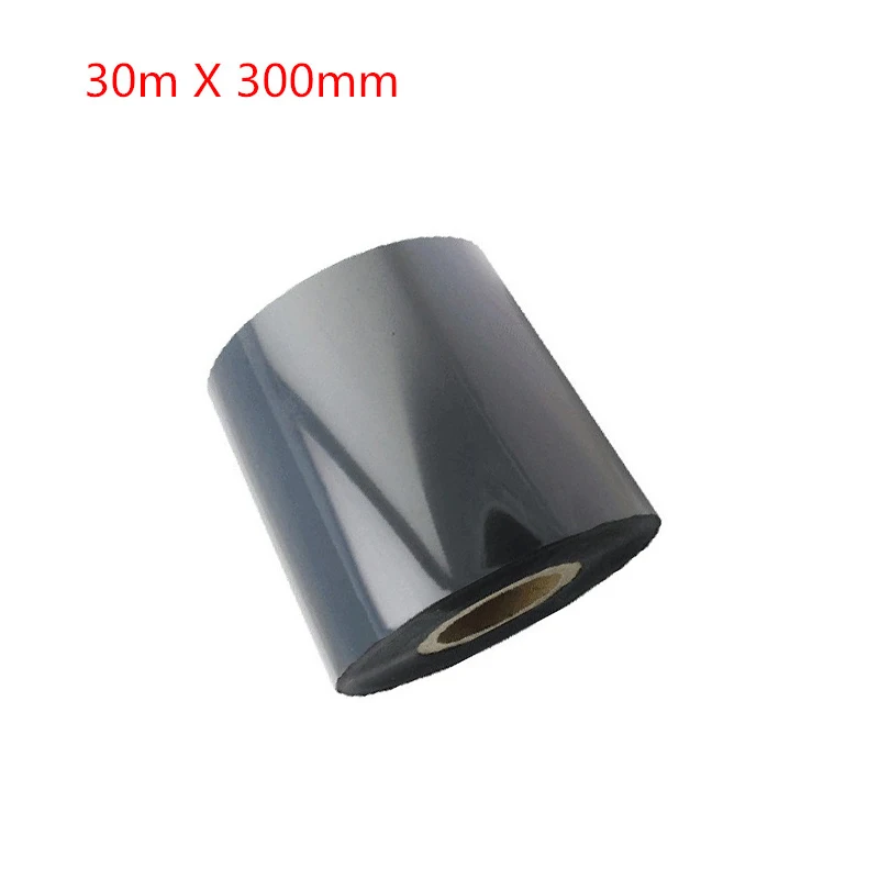

30*300 Strengthened Wax Ribbons 30mm * 300m Black Ink Wax Ribbon 30mm X 300m Barcode Printer Wax Ribbon