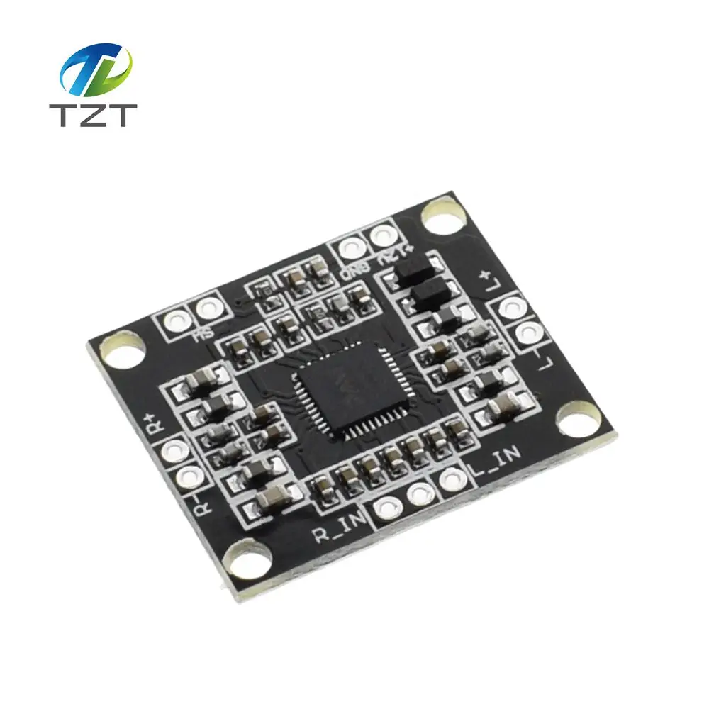 

10pcs/lot PAM8610 digital power amplifier board 2 x15w dual channel stereo mini class D power amplifier board