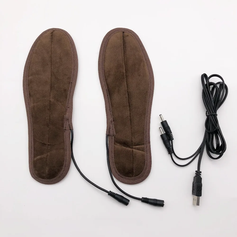Buy Heated Insoles Winter Men Women Heated Shoe Inserts usb Charged Electric