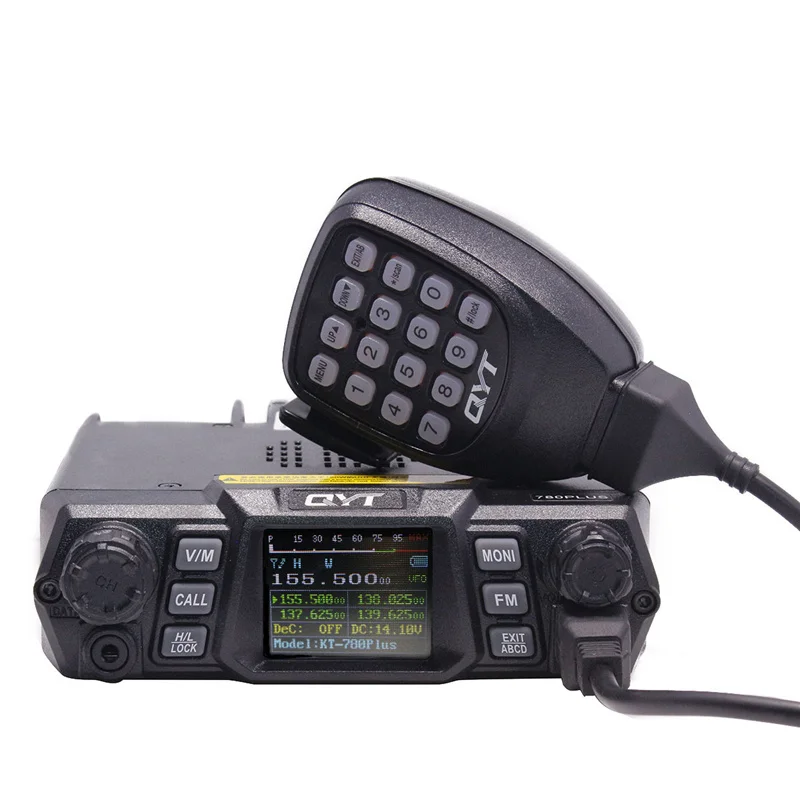 QYT KT-780 Plus 100 ватт Мощный VHF 136-174mhz мобильный радиоприемопередатчик 200 каналов дальней связи KT 780 Plus - Цвет: factory standard