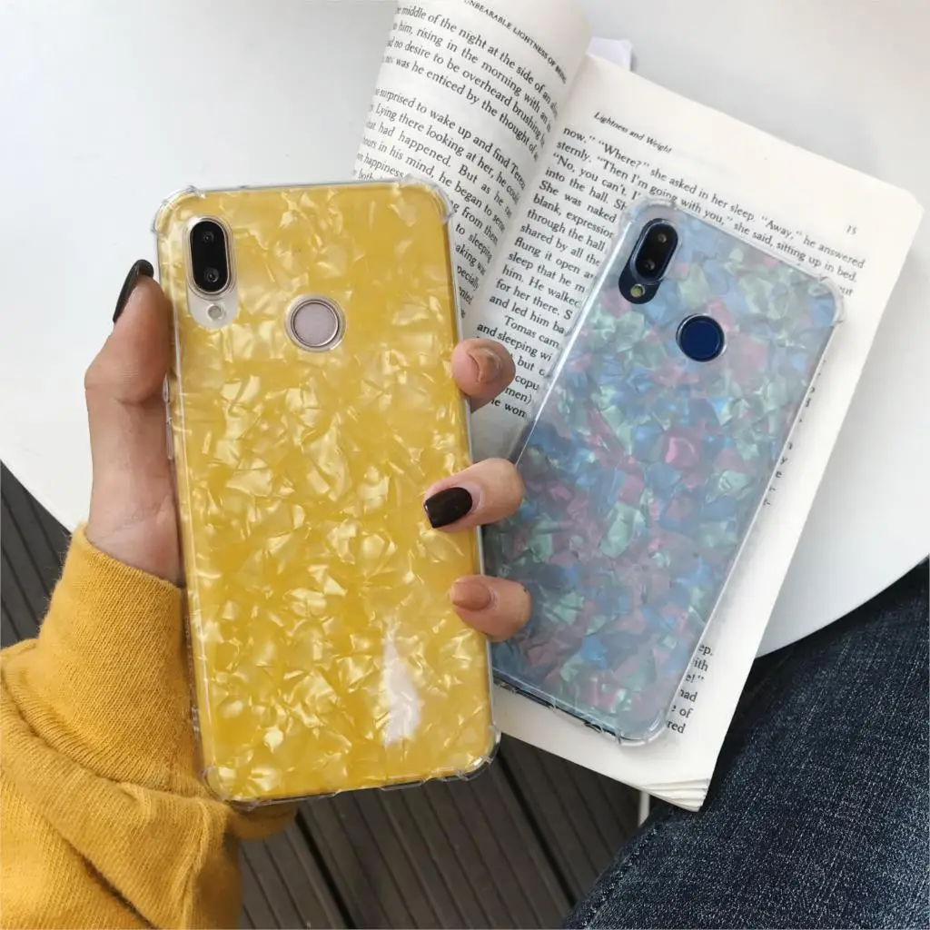 Мраморный противоударный чехол для Huawei P20 Pro P10 P9 P8 Mate 20 10 Lite из ТПУ Honor 9 8X 7X 6X 7A 6A 7C Y5