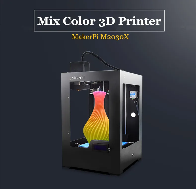 Nova Cor Mix Impressão FDM-Única Máquina Extrusora de Impressora 3D