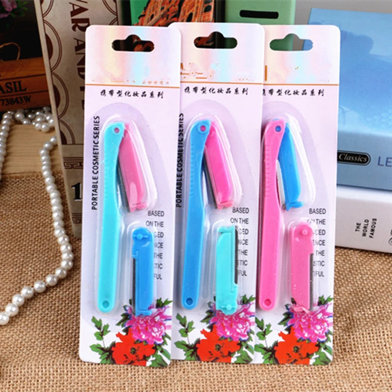 

Set with Eyebrow Blade Can Be Replaced with A Beauty Knife Repair Eyebrow Tools 100pcs Per Pack Color Random Delivery