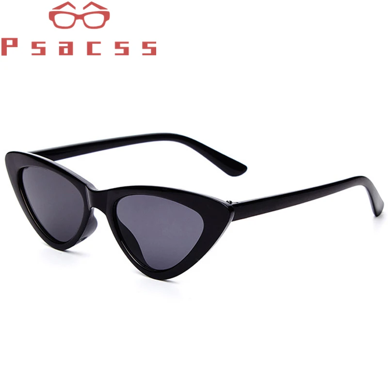 Psacss солнцезащитные очки с кошачьим глазом для девочек классические модные очки солнцезащитные очки для детей высокого качества милые очки Lunette De Soleil