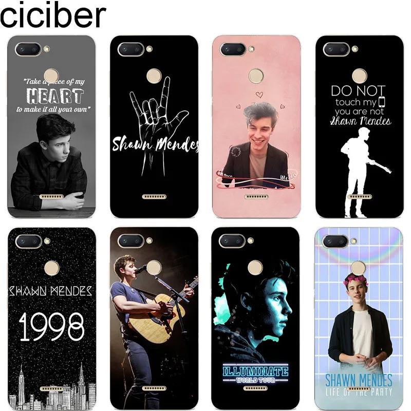 

ciciber Shawn Mendes for Xiaomi Redmi 6 5 4 3 A X S Plus Pro S2 Phone Case for redmi Note 7 6 5 4 3 X A Pro Soft TPU Back Capa