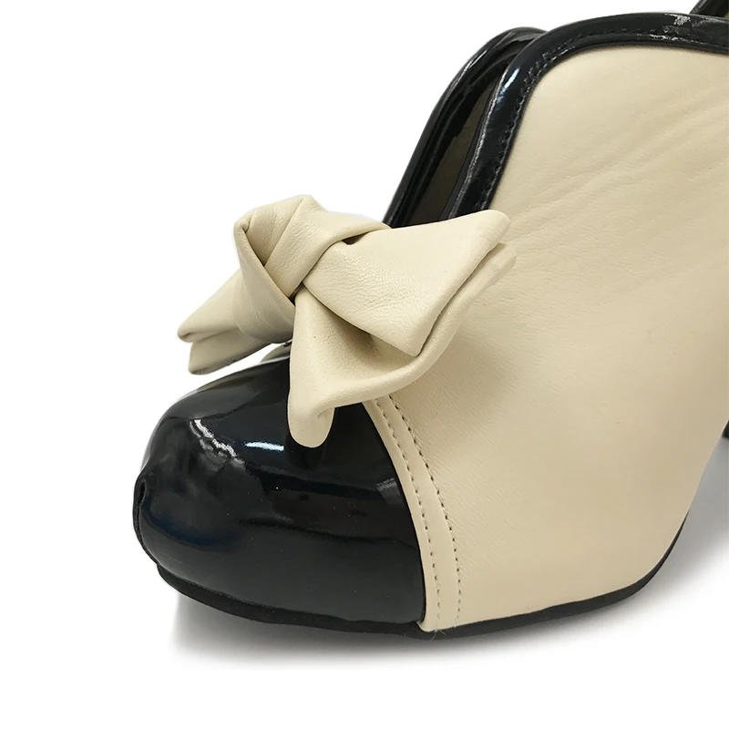 Taoffen/Женская обувь на высоком каблуке, новые пикантные Женские винтажные туфли-лодочки на платформе, с бантом, с круглым носком, для офиса вечерние для вечеринки, свадьбы, размеры 34-48
