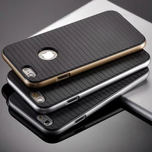 Original PC Silicone Hybird Armor Case For Apple Iphone 5 5S SE 6 6S Plus Hard