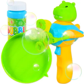 

Outdoor Toys Blowing Bubble Toy Children's Cartoon Hand-Held Automatic Electric Four-Hole blowing Bubble Toy Child Toys 5.16