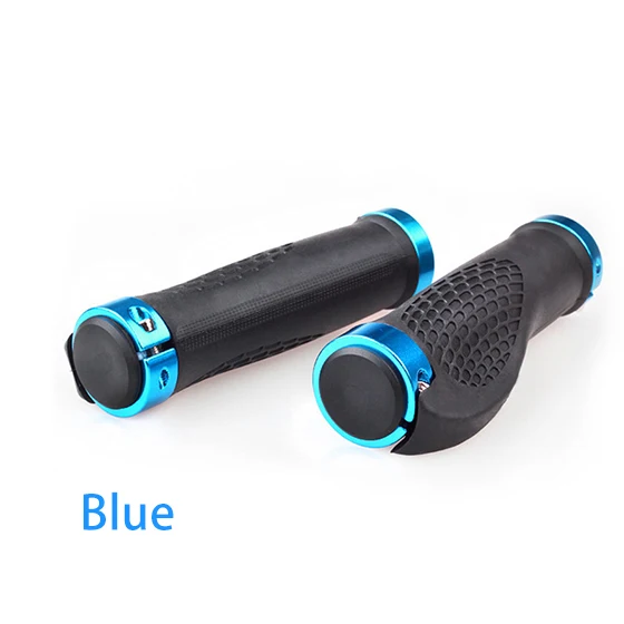 WEST BIKING велосипедные ручки, Эргономичный резиновый алюминиевый дорожный руль для горного велосипеда, противоскользящие велосипедные аксессуары, велосипедные ручки - Цвет: Blue