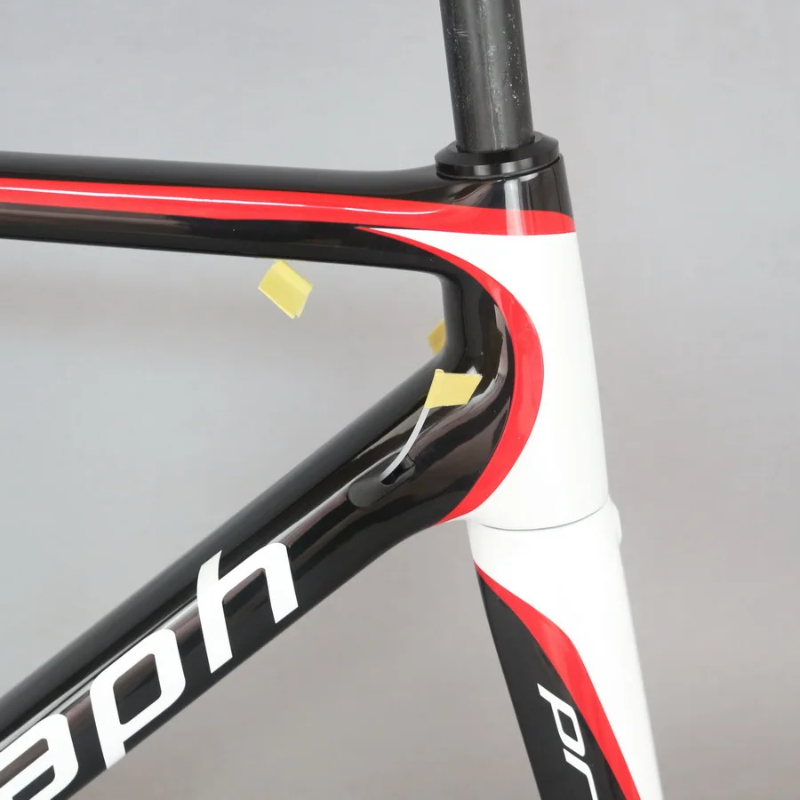 Perfect Hight modulus toray t1000 carbon fiber black fox BSA normal brakes all internal cable road bike frame FM066 3