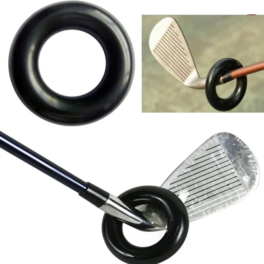 Golf Swing Trainer Weight Ring Warm Up Donut Training Aids Practice for Golf Clubs Metal Round Power Weighted Player Beginners
