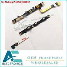 Для Nubia Z7 MAX NX505J Мощность шлейф для кнопки переключения громкости и кнопки домой наборы аксессуаров для телефонов