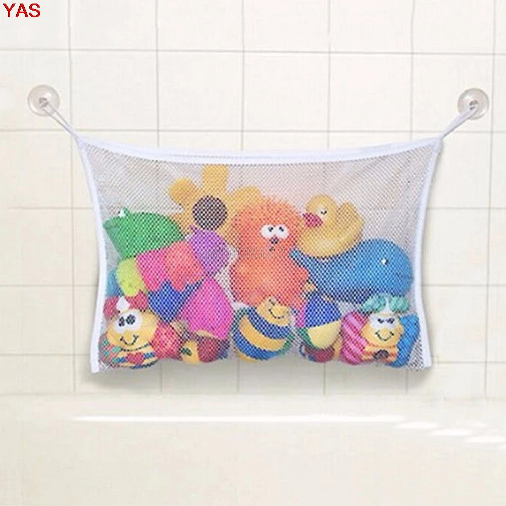 Детская Ванна время милые игрушки аккуратные хранения присоске мешок сетки Органайзер для ванной сетки