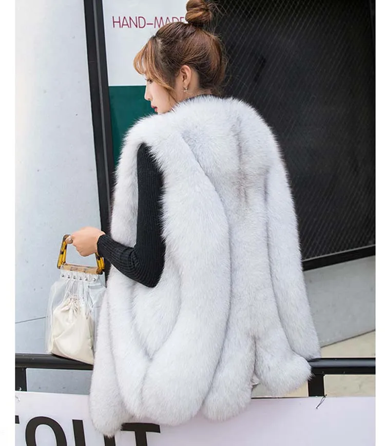 ZADORIN дизайнерский зимний жилет из искусственного меха женский жилет из искусственного меха pelliccia размера плюс меховое пальто manteau fourrure femme bontjas