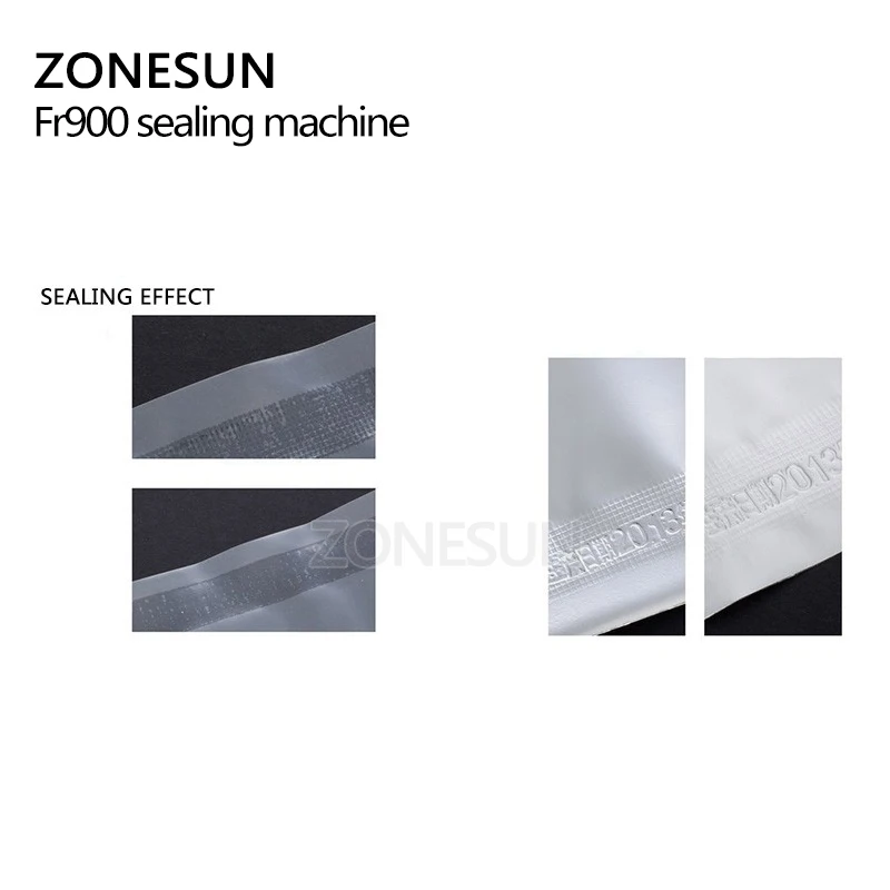 ZONESUN 900 непрерывная автоматическая машина для запечатывания пленки