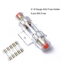 1set 30A 40A 50A 60A 70A 80A 100A AGU 10*38MM Fuse & Holder Car Audio Refit Fuse Holder Car Stereo Audio Circuit Breaker Inline 1set 30A 40A 50A 60A 70A 80A 100A AGU 10*38MM Fuse & Holder Car Audio Refit Fuse Holder Car Stereo Audio Circuit Breaker Inline