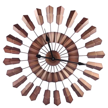 

50cm 20inch Wall Clock Modern Design Clocks For Home Decor Retro Iron Art Mute Wall Clock Silent Clock For Office Livingroom