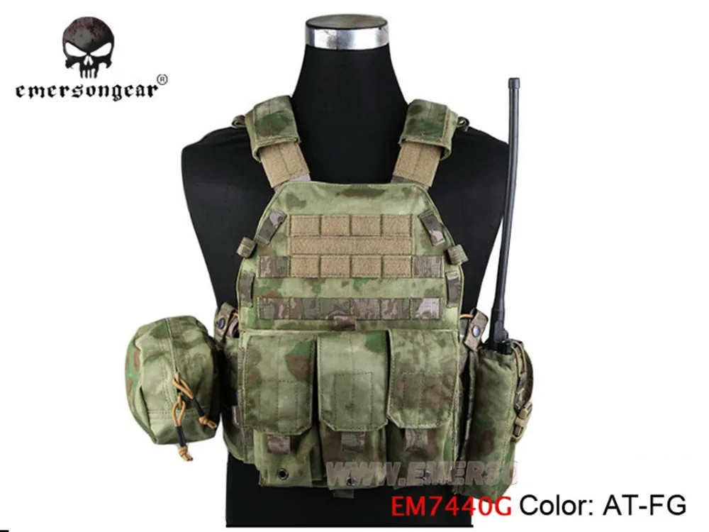 Тактический жилет Emerson gear LBT 6094 бронежилет с 3 мешками для охоты страйкбола Боевая