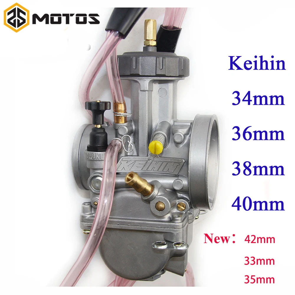ZS MOTOS High quality 33 34 35 36 38 40 42 mm pwk keihin carburetor carburador universal 2T 4T engine motorcycle scooter UTV ATV ZS MOTOS High quality 33 34 35 36 38 40 42 mm pwk keihin carburetor carburador universal 2T 4T engine motorcycle scooter UTV ATV