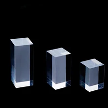 Acrylic Necklace Jewelry Pendant Display Stand Holder Ring Earring Show Rack Decorate Retail Display Block
