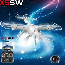 SYMA X5SW X5C обновление с видом от первого лица Квадрокоптер с дистанционным управлением, беспилотные летательные аппараты с WI-FI Камера 2,4G 4CH 6-осевой RC вертолета VS X5C X5SC MJX X600