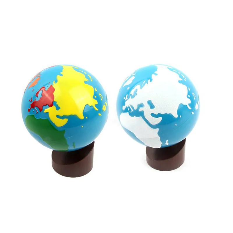 

Montessori Globe World Parts of the Continents Learning & Education Early Childhood Education Kids toys