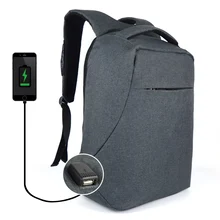 15 inch Laptop Backpack USB Charging Anti Theft Backpack Men Travel Backpack Waterproof School Bag Male Mochila C016 top power anti theft backpack multifunction men usb charge 15 6inch laptop bag waterproof school bags mochila travel backpack