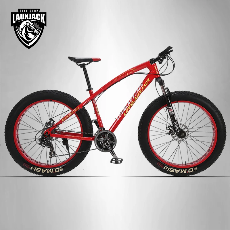 Lovelaxjack горный велосипед стальная рама 24 скорости shimano дисковые тормоза 26 &quotx4.0