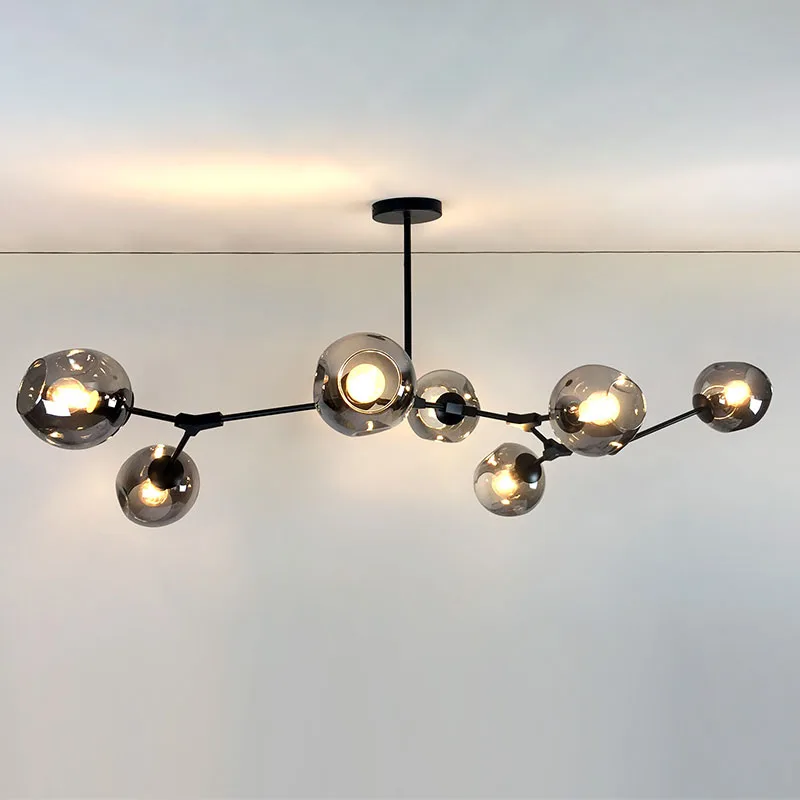 

Modern minimalist magic bean Chandeliers molecular LED Lamp living dining room bedroom creative personality Chandelier G259