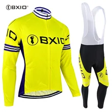BXIO, Хит, Зимние флисовые велосипедные Джерси, наборы, одежда для велоспорта, одежда для велоспорта, мужская одежда с длинным рукавом, для улицы, Ropa Ciclismo BX-0109Y051