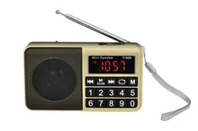 

FM Radio Portable Speaker Digital Multimedia MP3 Music Loudspeaker Camping Hiking Outdoor Support TF SD Card U Disk