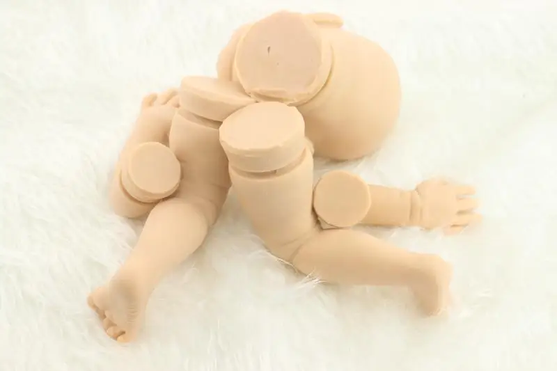 Rare Limited Edition Solid Silicone Reborn Baby Doll Kit not Finished Product Realistic Beborn Baby Juguetes Brinquedos