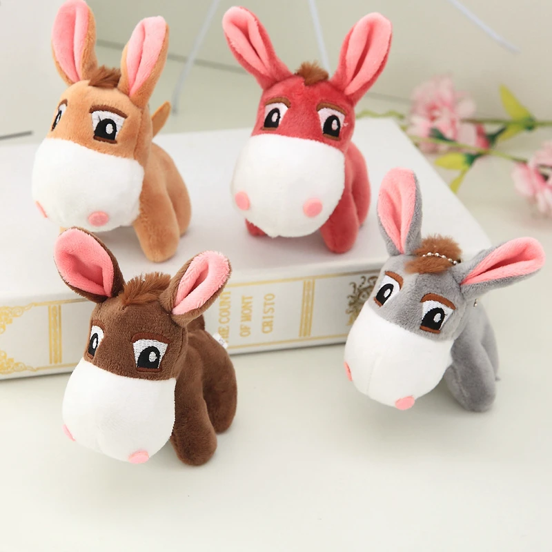 Jouets En Peluche Kawaii Petit Ane 10cm Mini Pendentif Mignon Animaux En Peluche Doux Poupee Bebe Jouet Enfants Cadeau D Anniversaire Accessoire De Sac Aliexpress