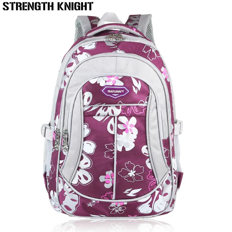 

Hot Sale Children School Bags For Girls Kids Satchel Waterproof Orthopedic Backpack Floral SchoolBag book bag Mochila Escolar