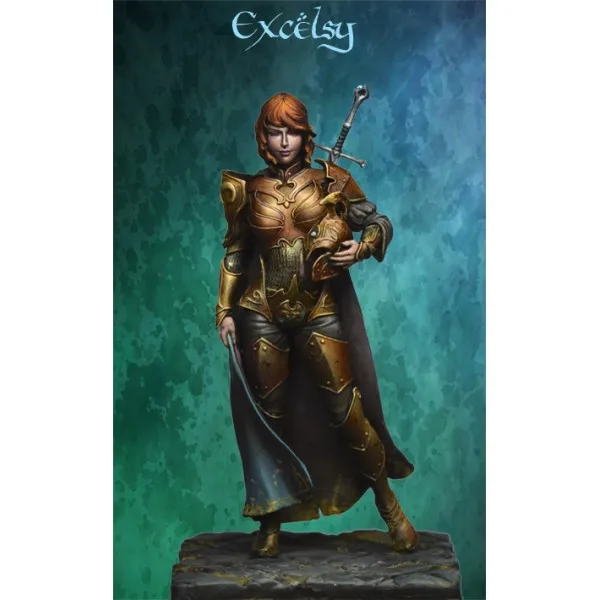 

Unpainted Kit 1/32 high 54mm Female with sword high 54mm figure Historical Figure Resin Kit