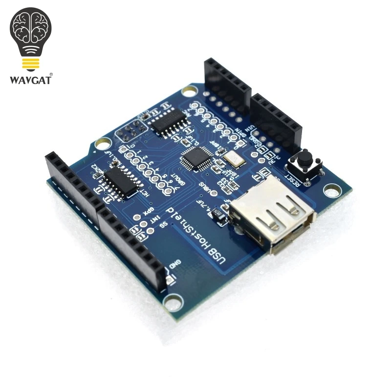 WAVGAT USB хост щит 2,0 совместим с arduino для Android ADK Поддержка UNO MEGA