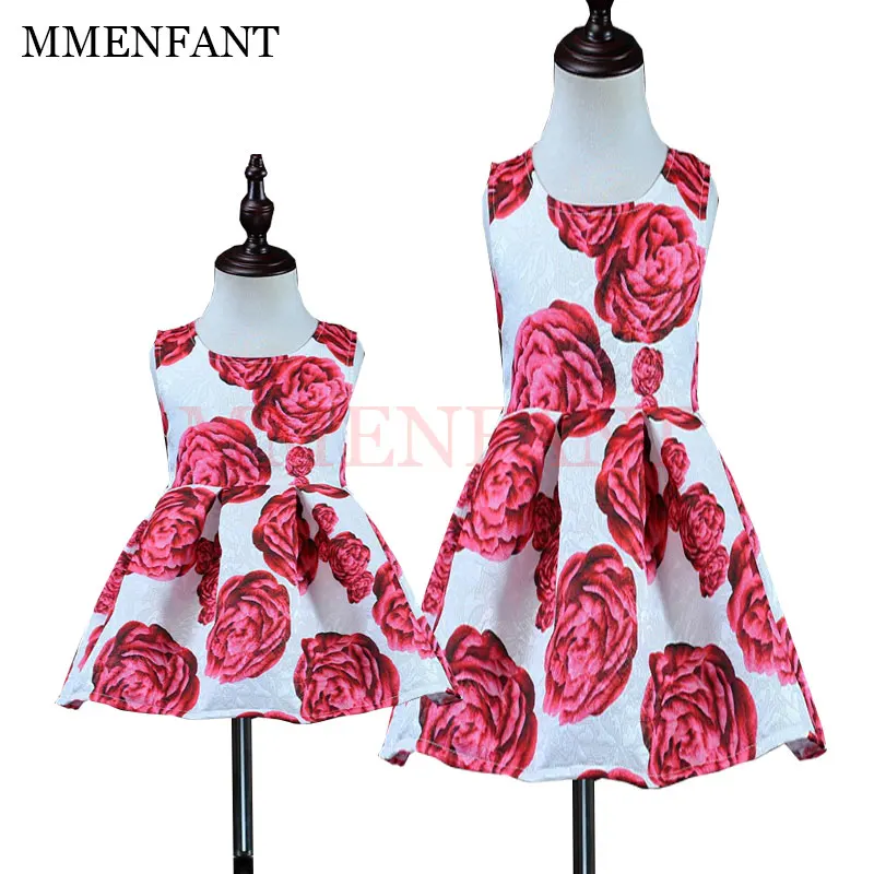 

Family matching clothes vestido infantil 2017 new Brand mother daughter dresses baby girls clothing 1 year birthday dress