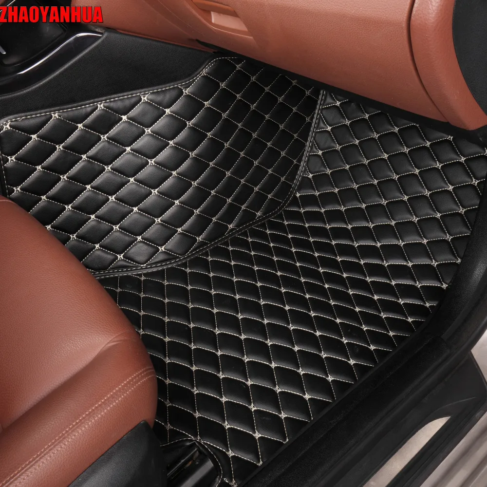 

ZHAOYANHUA car floor mats for Skoda Octavia Superb Fabia Rapid spaceback Waterproof car-styling Anti-slip carpet liners