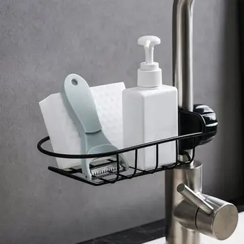 

Kitchen Sink Faucet Sponge Soap Cloth Drain Rack Storage Organizer Holder Shelf Cabinet Container Drain Bins
