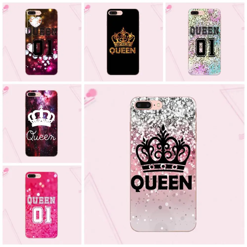 Best Princess King Queen Beautiful Phone Accessories Case For Apple iPhone X XS Max XR 4 4S 5 5C 5S SE 6 6S 7 8 Plus