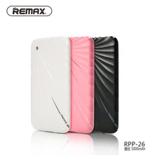 REMAX Portable Power Bank 5000mAh USB Charge Ultra Slim Backup Battery For iPhoneSamsung Xiaomi Mi5 Huawei Goldway Phones