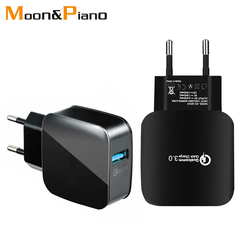 

QC3.0 Mobile Phone Charger EU US Adapter Plug 5V3A Fast Charging For Universal Smart Phone usb Quick Charge 3.0 Travel Wall