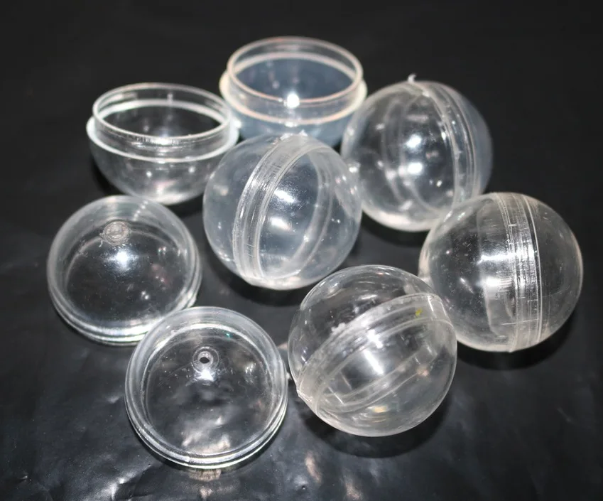 

30Pieces Diameter:28mm Empty Plastic Toy Capsule Egg shell Vending Machine Round Clear Plastic Capsule -Food grade PS
